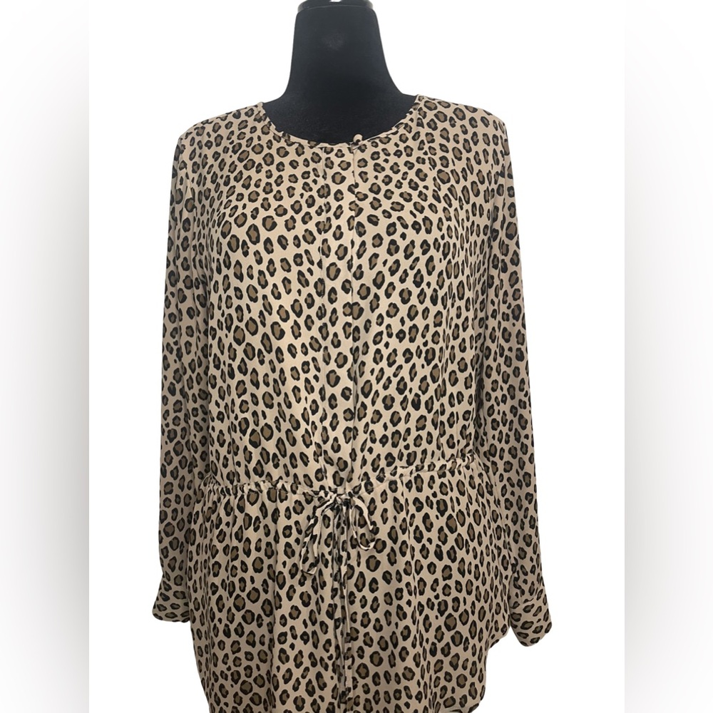 Ann Taylor Animal Print Tunic